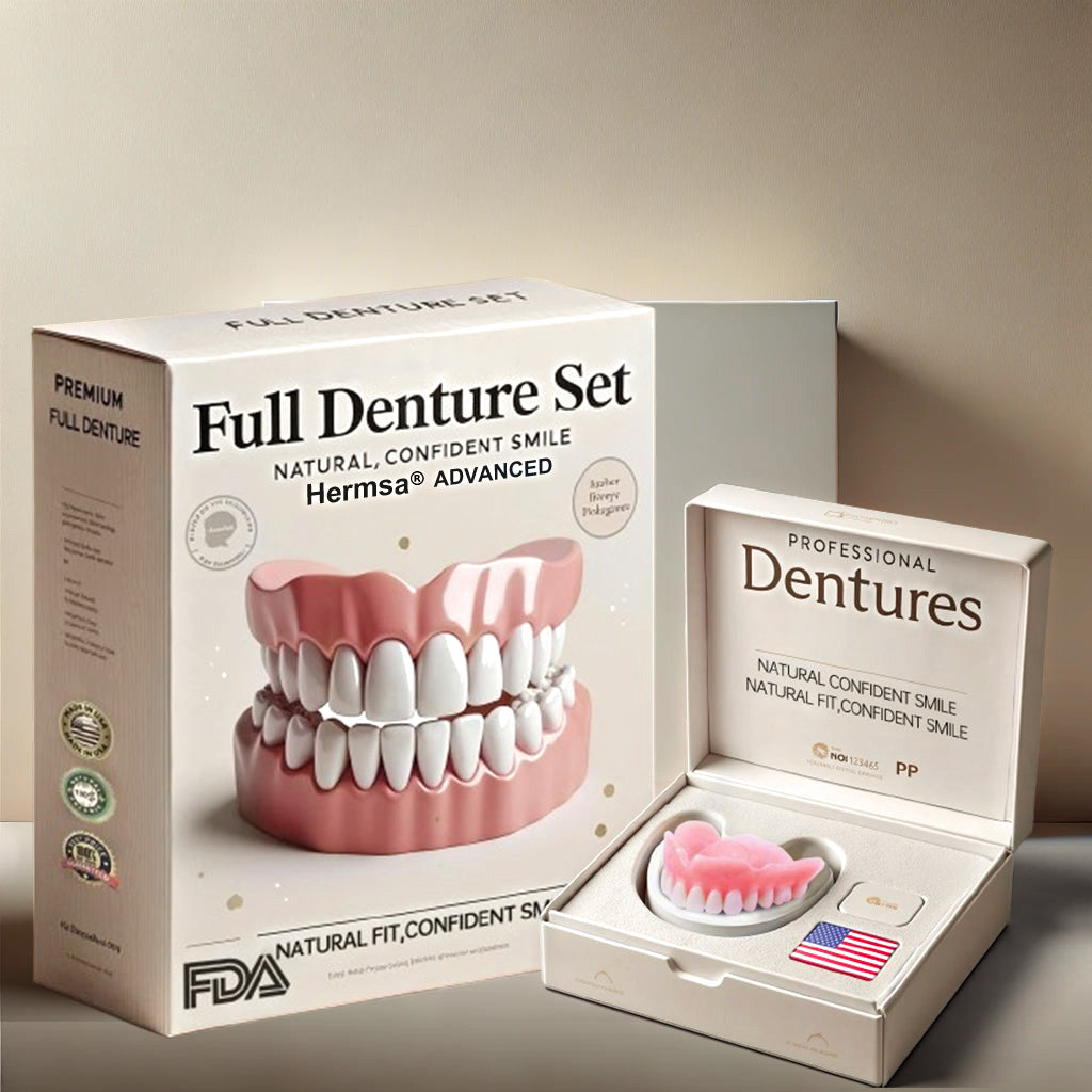 HermsaĀ®-š¦·Advanced Customized Full Denture Set𦷠(ā°Limited time discount last 30 minutesā°)