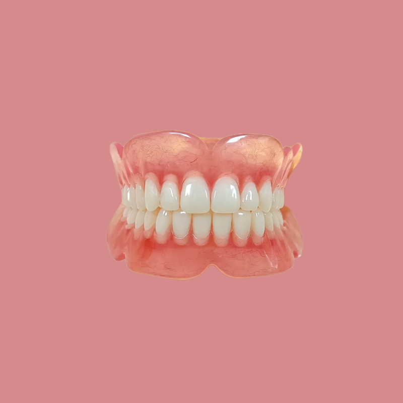 🦷Hermsa® Multi-Functional ThermoFlex Silicone Denture Set – For Eating, Smiling, and Daily Comfort😁