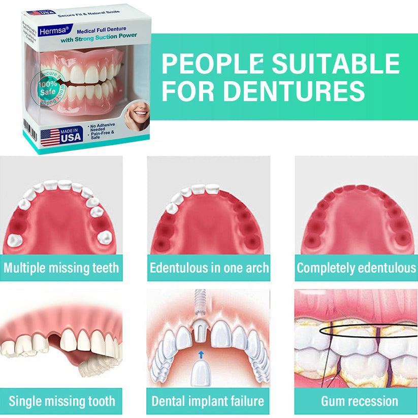 🌟 Restore Your Smile & Confidence — The Secure, Comfortable, and Natural Denture You Deserve