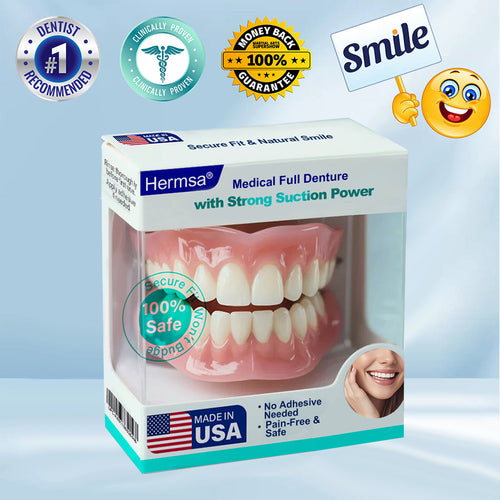 🌟 Restore Your Smile & Confidence — The Secure, Comfortable, and Natural Denture You Deserve