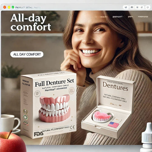 HermsaĀ®-š¦·Advanced Customized Full Denture Set𦷠(ā°Limited time discount last 30 minutesā°)